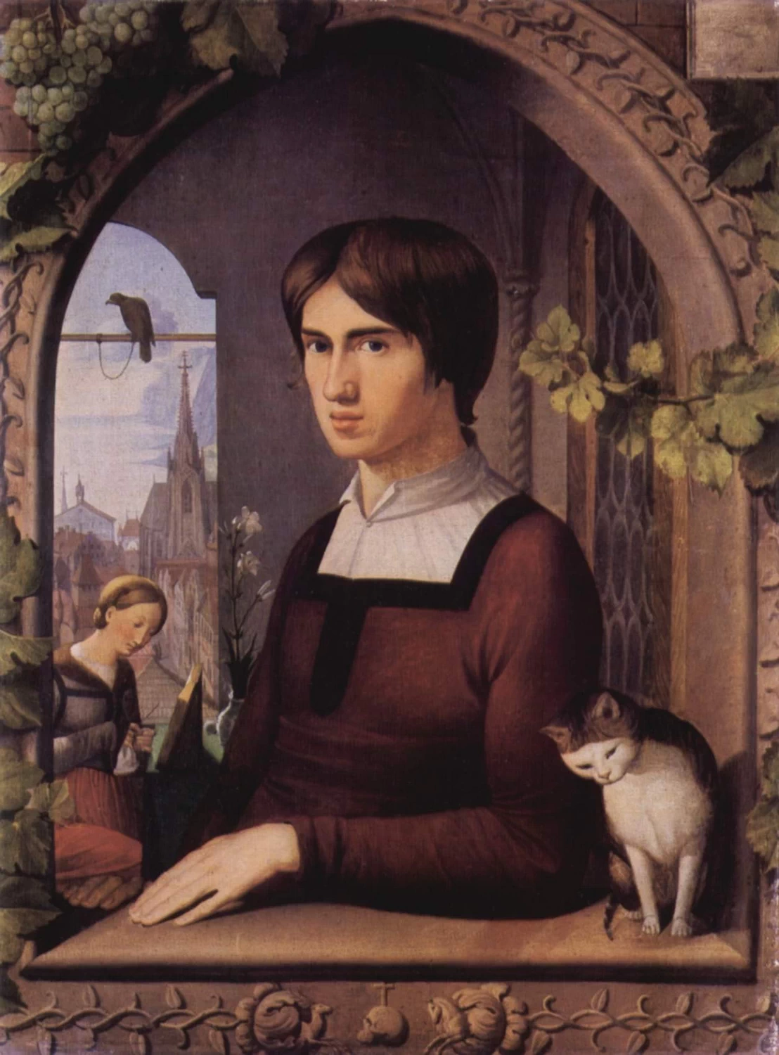 Friedrich Overbeck - Ritratto del pittore Franz Pforr, Alte Nationalgalerie